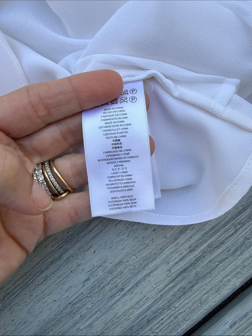 Michael Kors White Sleeveless Silk Tie-Neck Camisole